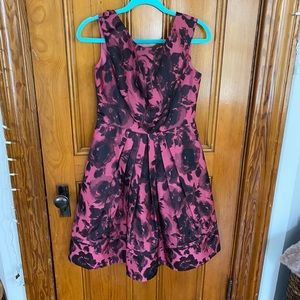 Eliza J red/back dress